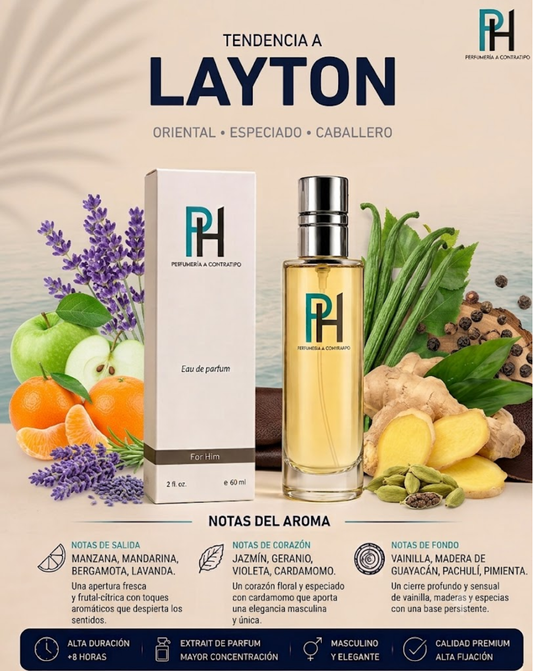 Perfume PH inspirado en Layton De 60 ml
