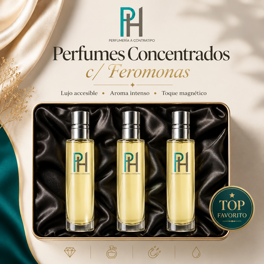 Paquete de Perfumes Concentrados c/ Feromonas De 60 ml