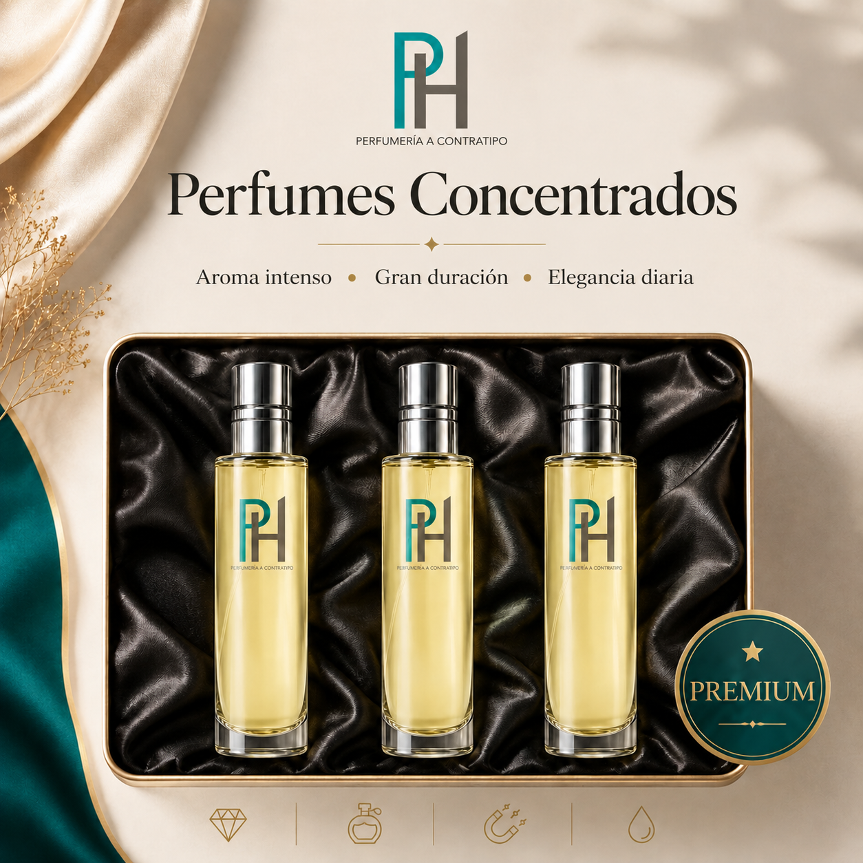 Paquete de Perfumes Concentrados De 60 ml
